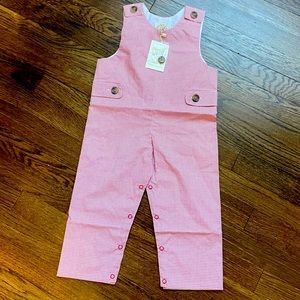 Beaufort Bonnet Lawson Longall Red Window Pane 18-24 Month NWT Retails for $70